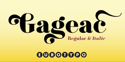 Gageac Font Poster 1