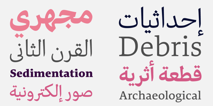 Edit Serif Arabic Font Poster 2