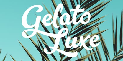 Gelato Luxe Font Poster 1