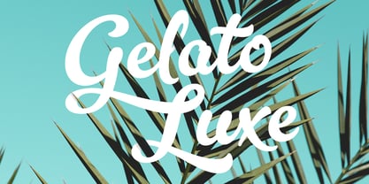 Gelato Luxe Fuente Póster 1