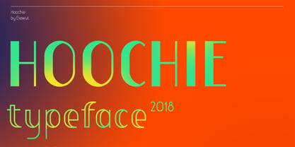 Hoochie Font Poster 1