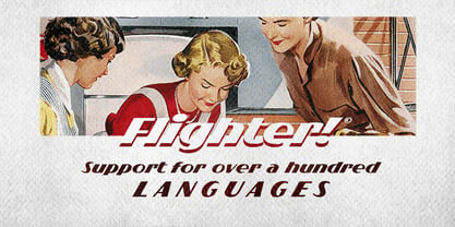 Flighter Font Poster 3