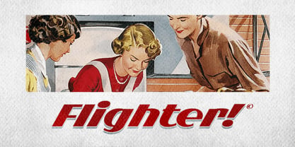 Flighter Font Poster 1