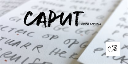 CAPUT Font Poster 1