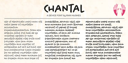 Chantal Font Poster 4