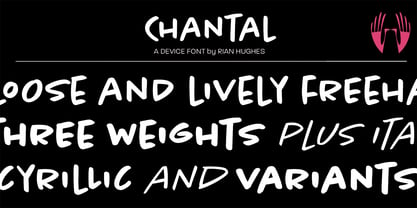 Chantal Font Poster 1