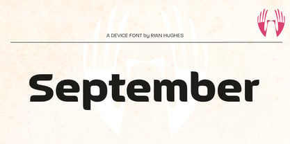 September Font Poster 2