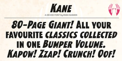 Kane Font Poster 5