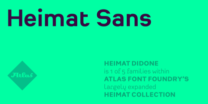Heimat Sans Font Poster 1