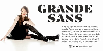 Grande Sans Font Poster 1