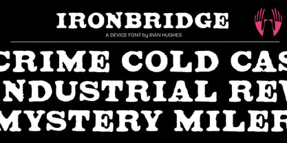 Ironbridge Font Poster 1