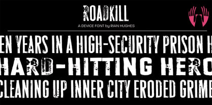Roadkill Font Poster 1