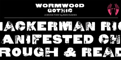 Wormwood Gothic Font Poster 1