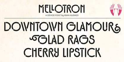 Mellotron Font Poster 3