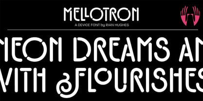Mellotron Font Poster 1
