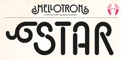 Mellotron Font Poster 4
