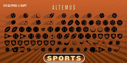Altemus Sports Font Poster 1