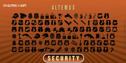 Altemus Security Font Poster 1