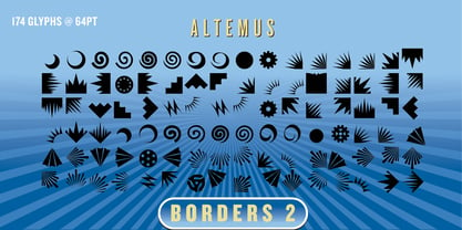 Altemus Borders Font Poster 6