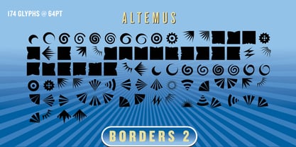 Altemus Borders Font Poster 5