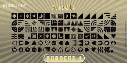 Altemus Borders Font Poster 11