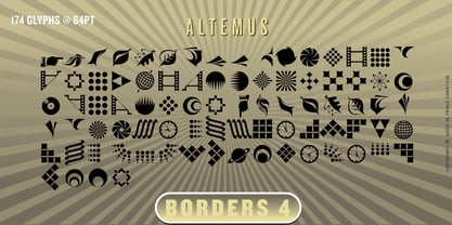 Altemus Borders Font Poster 12