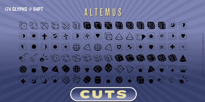 Altemus Cuts Font Poster 1