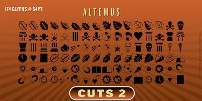 Altemus Cuts Font Poster 4