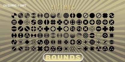 Altemus Rounds Font Poster 1