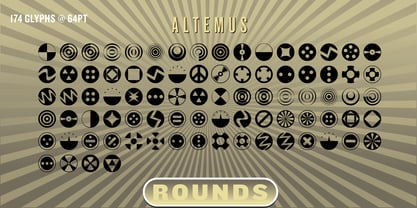 Altemus Rounds Font Poster 2