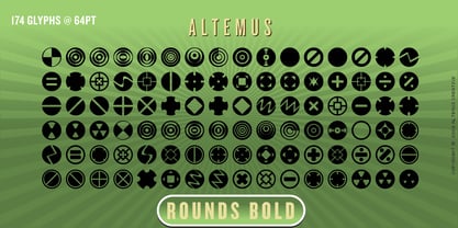 Altemus Rounds Font Poster 3