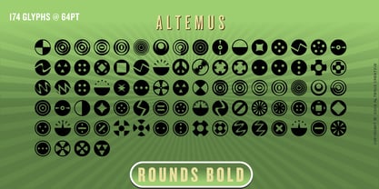 Altemus Rounds Font Poster 4