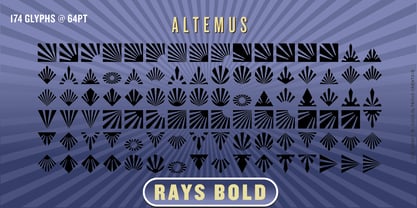 Altemus Rays Fuente Póster 3