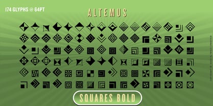 Altemus Squares Fuente Póster 3