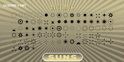 Altemus Suns Font Poster 2