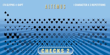 Altemus Checks Font Poster 9