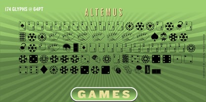 Altemus Games Font Poster 2