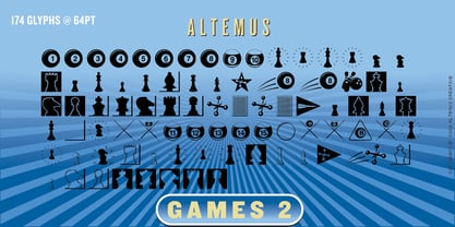 Altemus Games Font Poster 4