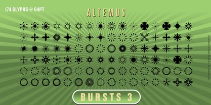Altemus Bursts Fuente Póster 7