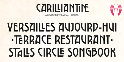 Carilliantine Font Poster 9