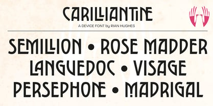 Carilliantine Font Poster 7
