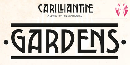 Carilliantine Font Poster 8