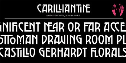 Carilliantine Font Poster 1