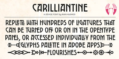 Carilliantine Font Poster 6