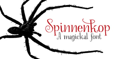 Spinnenkop Font Poster 1
