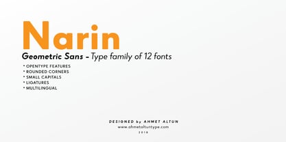 Narin Font Poster 2