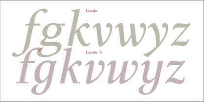 Lectio Font Poster 4