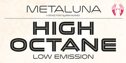 Metaluna Font Poster 4