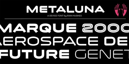 Metaluna Font Poster 1