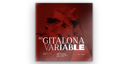 BD Gitalona Variable Font Poster 1